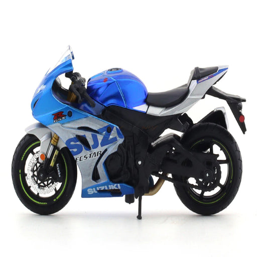 Bburago 2021 Suzuki GSX-R1000 R blue 1:18 diecast scale model bike collectible-Vehicles-Bburago-Toycra