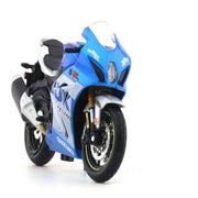 Bburago 2021 Suzuki GSX-R1000 R blue 1:18 diecast scale model bike collectible