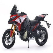 Bburago 2022 Ducati Multistrada V4 1:18 Bburago Licensed Diecast Scale Model Bike Collectible