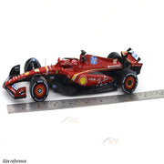 Bburago 2024 Ferrari SF24 #16 Clarles Leclerc 1:24 Bburago licensed Formula 1 diecast scale model car