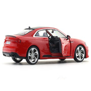 Bburago Audi RS 5 Coupe Red 1:24 Bburago with Acrylic Case Licensed Diecast Scale Model Car Collectible