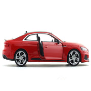 Bburago Audi RS 5 Coupe Red 1:24 Bburago with Acrylic Case Licensed Diecast Scale Model Car Collectible