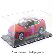 Bburago Audi RS 5 Coupe Red 1:24 Bburago with Acrylic Case Licensed Diecast Scale Model Car Collectible