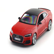 Bburago Audi RS 5 Coupe Red 1:24 Bburago with Acrylic Case Licensed Diecast Scale Model Car Collectible
