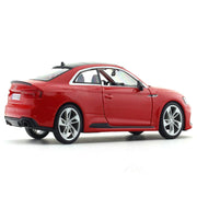 Bburago Audi RS 5 Coupe Red 1:24 Bburago with Acrylic Case Licensed Diecast Scale Model Car Collectible