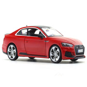 Bburago Audi RS 5 Coupe Red 1:24 Bburago with Acrylic Case Licensed Diecast Scale Model Car Collectible