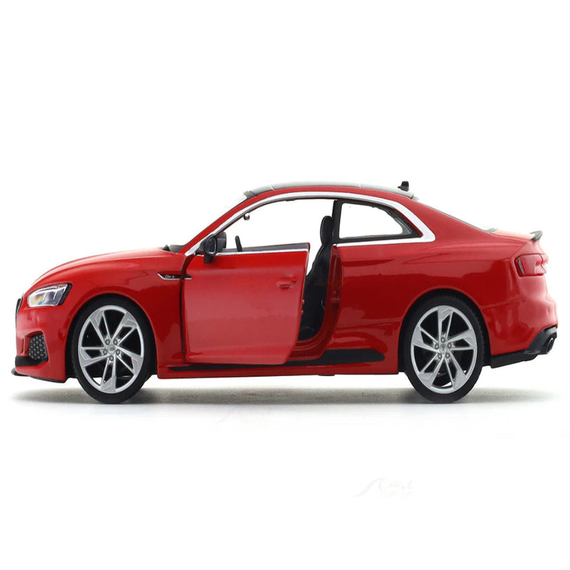 Bburago Audi RS 5 Coupe Red 1:24 Bburago with Acrylic Case Licensed Diecast Scale Model Car Collectible