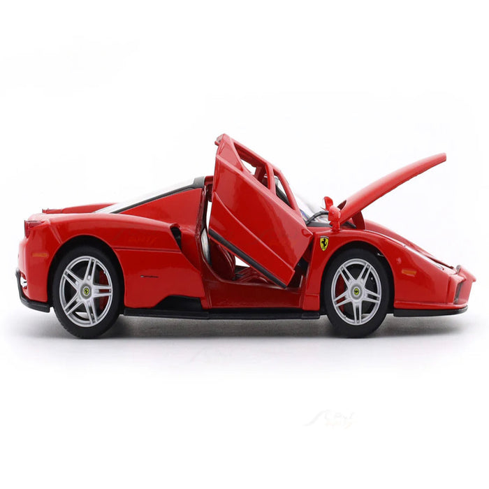 Bburago Enzo Ferrari red with Acrylic Case 1:24 Bburago licensed diecast Scale Model car collectible-Vehicles-Bburago-Toycra