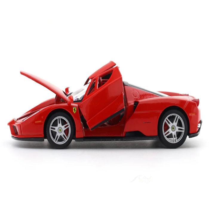 Bburago Enzo Ferrari red with Acrylic Case 1:24 Bburago licensed diecast Scale Model car collectible-Vehicles-Bburago-Toycra