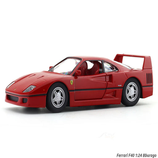 Bburago Ferrari F40 with Acrylic case 1:24 Bburago licensed diecast Scale Model car collectible-Vehicles-Bburago-Toycra