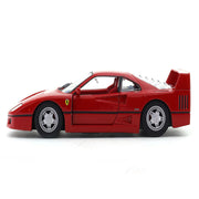 Bburago Ferrari F40 with Acrylic case 1:24 Bburago licensed diecast Scale Model car collectible