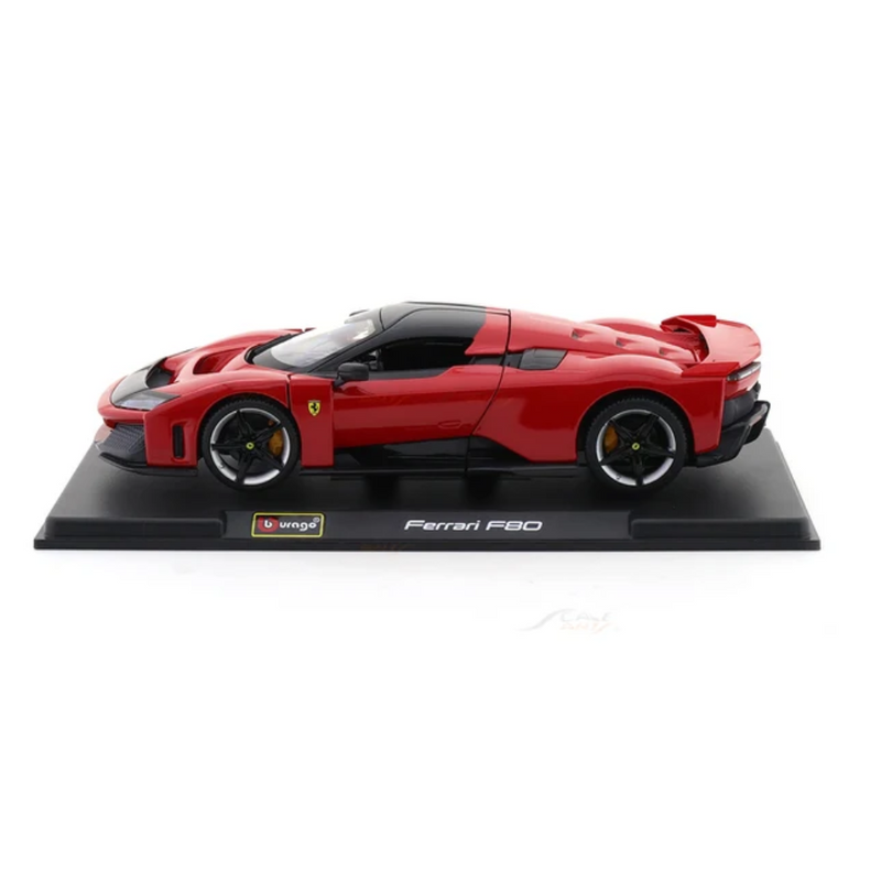 Bburago Ferrari F80 with Acrylic Case 1:24 Licensed Diecast Model Car