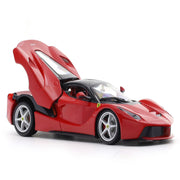 Bburago Ferrari LaFerrari red with Acrylic Case 1:24 Bburago licensed diecast Scale Model car collectible