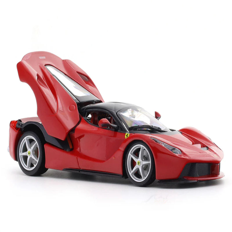 Bburago Ferrari LaFerrari red with Acrylic Case 1:24 Bburago licensed diecast Scale Model car collectible