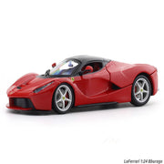 Bburago Ferrari LaFerrari red with Acrylic Case 1:24 Bburago licensed diecast Scale Model car collectible