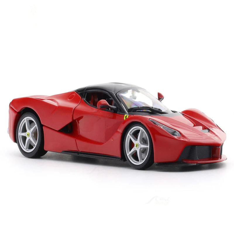 Bburago Ferrari LaFerrari red with Acrylic Case 1:24 Bburago licensed diecast Scale Model car collectible