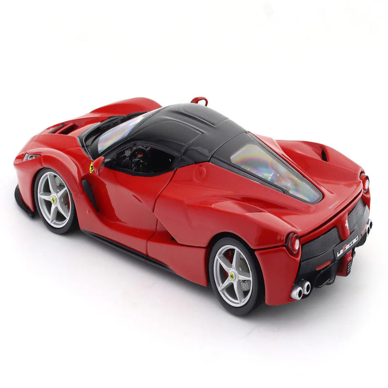 Bburago Ferrari LaFerrari red with Acrylic Case 1:24 Bburago licensed diecast Scale Model car collectible