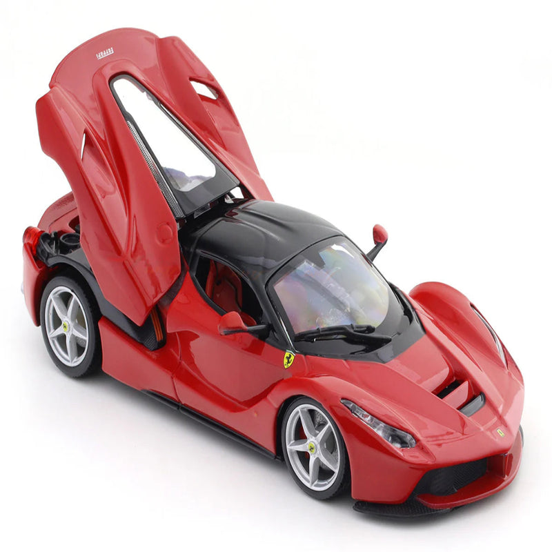 Bburago Ferrari LaFerrari red with Acrylic Case 1:24 Bburago licensed diecast Scale Model car collectible