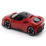 Bburago Ferrari SF90 Stradale with Acrylic case 1:24 Bburago licensed diecast Scale Model car collectible