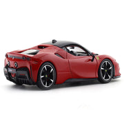 Bburago Ferrari SF90 Stradale with Acrylic case 1:24 Bburago licensed diecast Scale Model car collectible