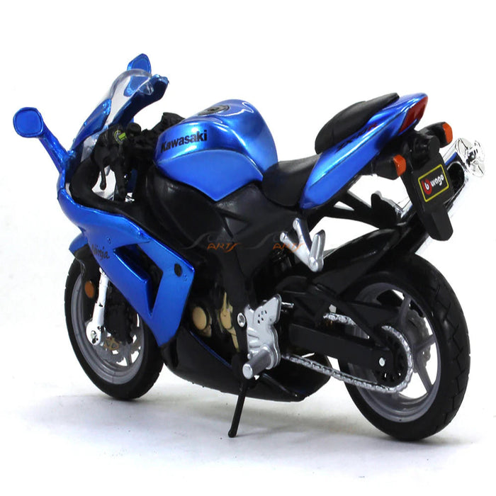 Bburago Kawasaki Ninja ZX-10R 1:18 diecast scale model bike-Vehicles-Bburago-Toycra