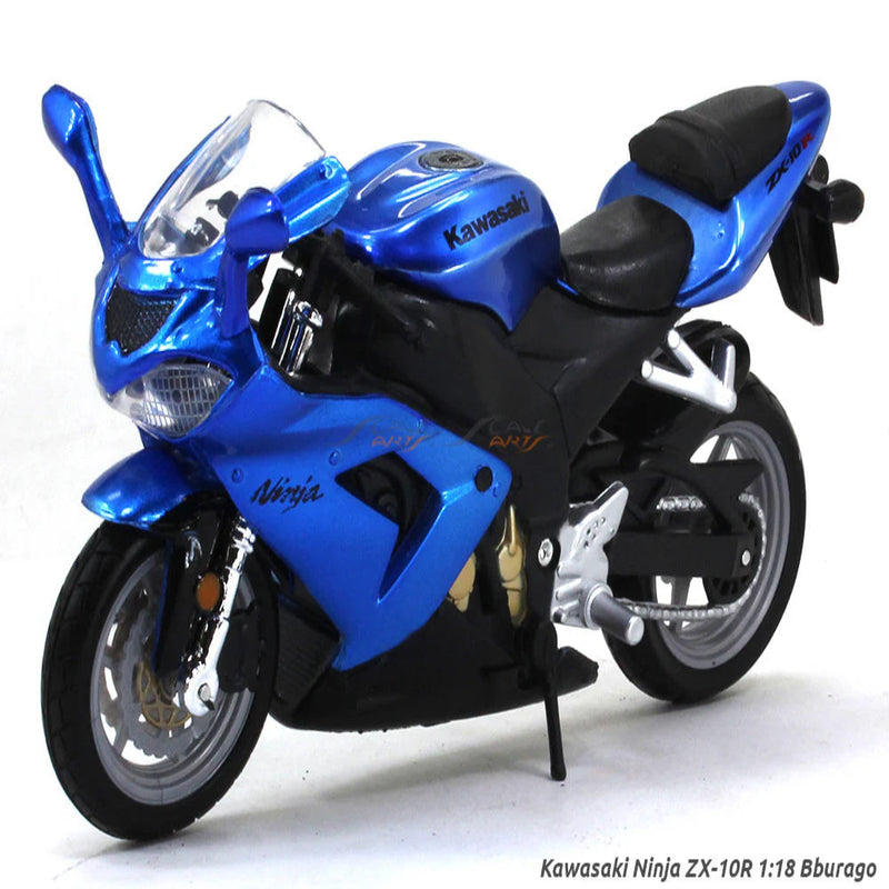 Bburago Kawasaki Ninja ZX-10R 1:18 diecast scale model bike