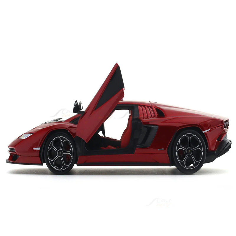 Bburago Lamborghini Countach LPI 800-4 red 1:24 Bburago with Acrylic Case Licensed Diecast Scale Model Car Collectible