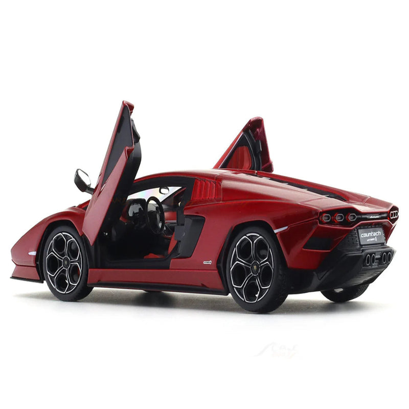 Bburago Lamborghini Countach LPI 800-4 red 1:24 Bburago with Acrylic Case Licensed Diecast Scale Model Car Collectible