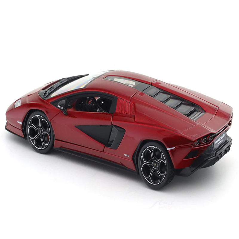 Bburago Lamborghini Countach LPI 800-4 red 1:24 Bburago with Acrylic Case Licensed Diecast Scale Model Car Collectible