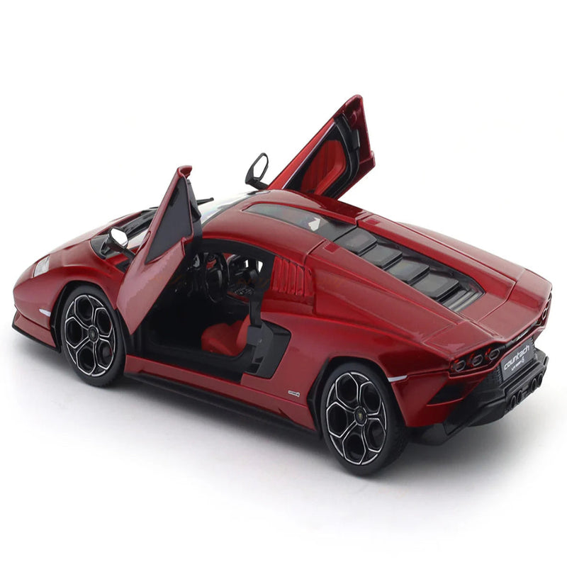 Bburago Lamborghini Countach LPI 800-4 red 1:24 Bburago with Acrylic Case Licensed Diecast Scale Model Car Collectible