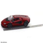 Bburago Lamborghini Countach LPI 800-4 red 1:24 Bburago with Acrylic Case Licensed Diecast Scale Model Car Collectible