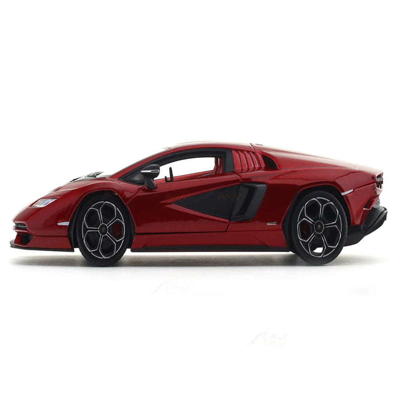 Bburago Lamborghini Countach LPI 800-4 red 1:24 Bburago with Acrylic Case Licensed Diecast Scale Model Car Collectible