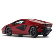 Bburago Lamborghini Countach LPI 800-4 red 1:24 Bburago with Acrylic Case Licensed Diecast Scale Model Car Collectible