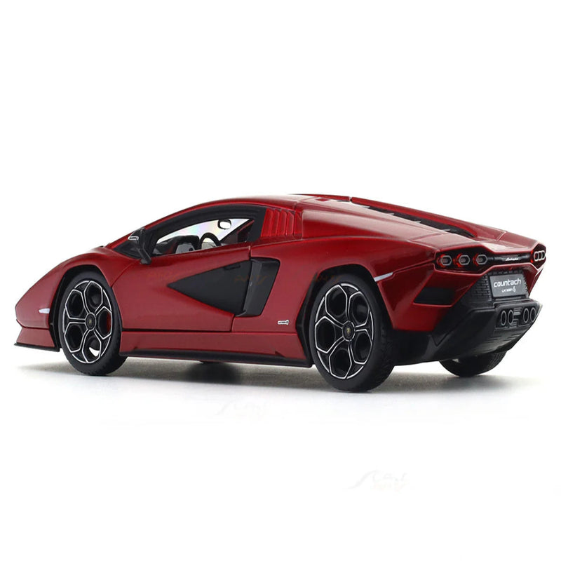Bburago Lamborghini Countach LPI 800-4 red 1:24 Bburago with Acrylic Case Licensed Diecast Scale Model Car Collectible