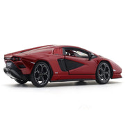Bburago Lamborghini Countach LPI 800-4 red 1:24 Bburago with Acrylic Case Licensed Diecast Scale Model Car Collectible