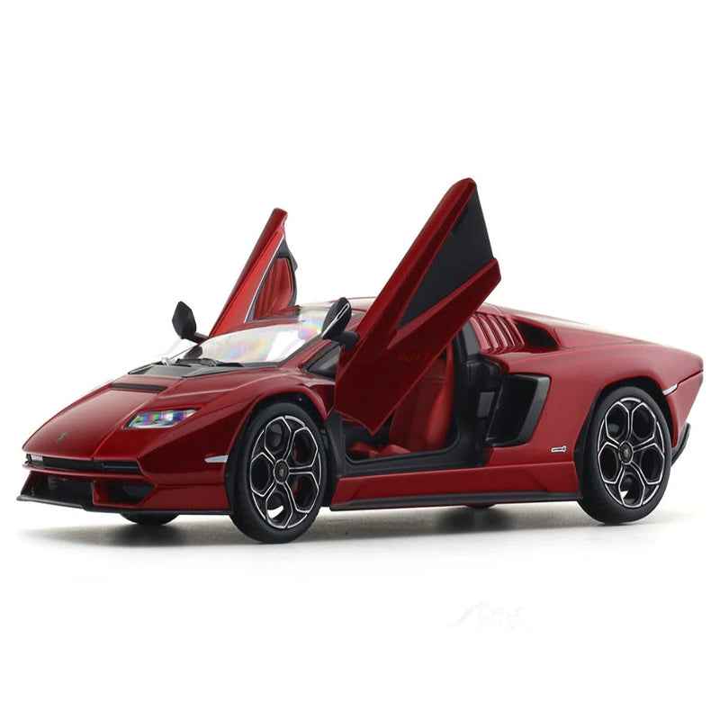 Bburago Lamborghini Countach LPI 800-4 red 1:24 Bburago with Acrylic Case Licensed Diecast Scale Model Car Collectible