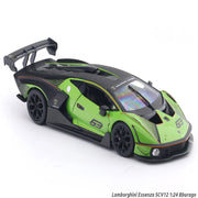 Bburago Lamborghini Essenza SCV12 1:24 Bburago with Acrylic Case Licensed Diecast Scale Model Car Collectible