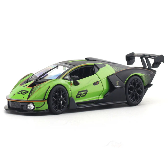 Bburago Lamborghini Essenza SCV12 1:24 Bburago with Acrylic Case Licensed Diecast Scale Model Car Collectible-Vehicles-Bburago-Toycra