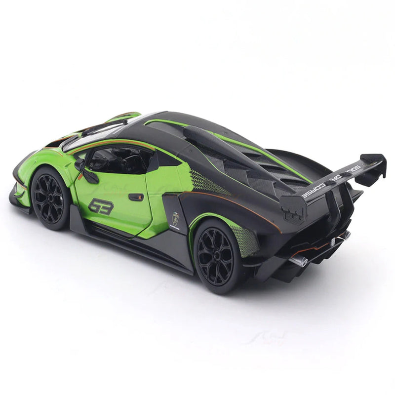 Bburago Lamborghini Essenza SCV12 1:24 Bburago with Acrylic Case Licensed Diecast Scale Model Car Collectible