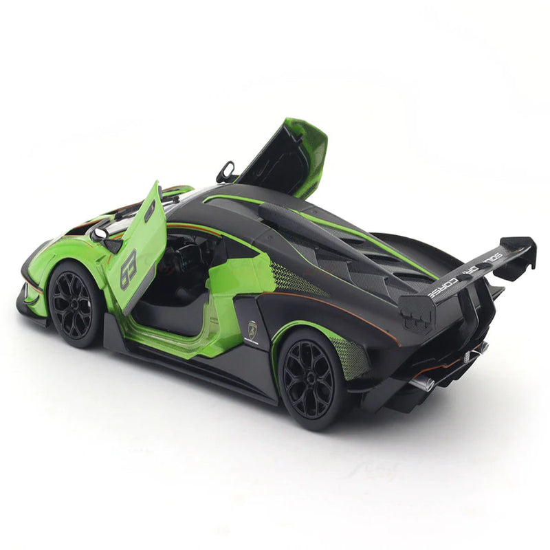 Bburago Lamborghini Essenza SCV12 1:24 Bburago with Acrylic Case Licensed Diecast Scale Model Car Collectible