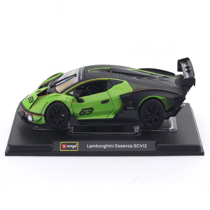Bburago Lamborghini Essenza SCV12 1:24 Bburago with Acrylic Case Licensed Diecast Scale Model Car Collectible-Vehicles-Bburago-Toycra