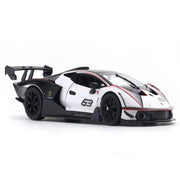 Bburago Lamborghini Essenza SCV12 White 1:24 Bburago with Acrylic Case Licensed Diecast Scale Model Car Collectible