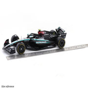 Bburago Licensed Diecast Model Car 2024 Mercedes-AMG F1 W15E No 44 with Pilot 1:24