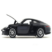 Bburago Porsche 911 Carrera S- Black 1:24 Bburago with Acrylic Case Licensed Diecast Scale Model Car Collectible