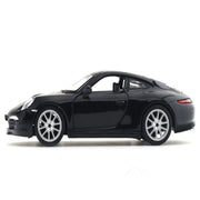 Bburago Porsche 911 Carrera S- Black 1:24 Bburago with Acrylic Case Licensed Diecast Scale Model Car Collectible