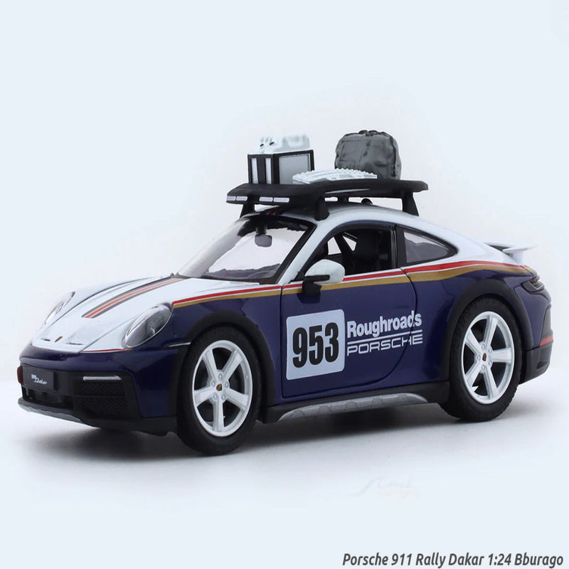 Bburago Porsche 911 Rally Dakar 1:24 Bburago licensed diecast Scale Model car