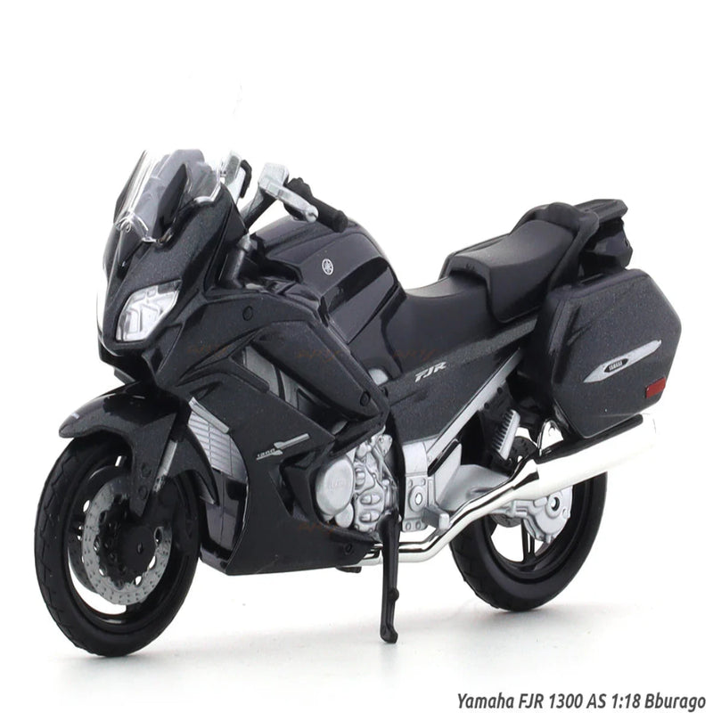Bburago Yamaha FJR 1300 AS Black 1:18 diecast scale model bike - licensed