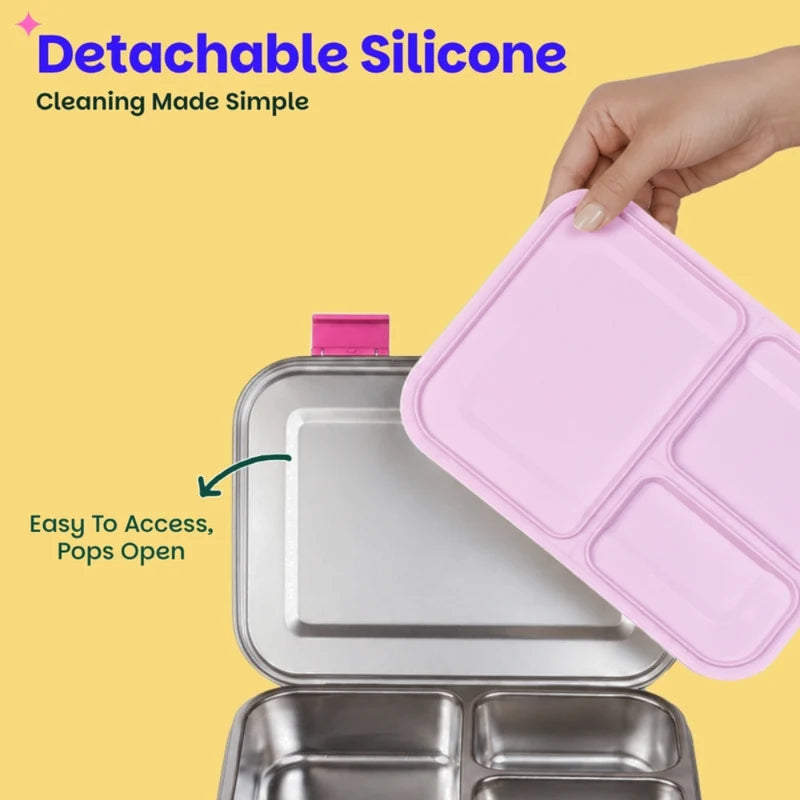 Basil Bento Neo 3 Section Lunch Box-1200ML