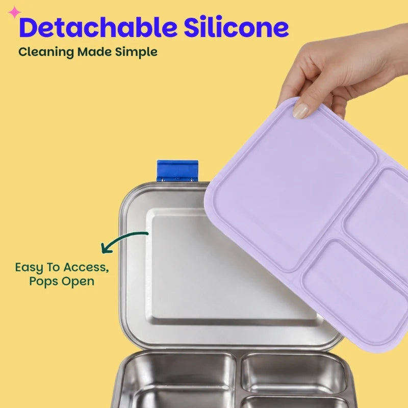 Basil Bento Neo 3 Section Lunch Box-1200ML