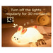 Big Face Silicone Squishy Rabbit Night Light-Electronic Toys-Bright International-Toycra